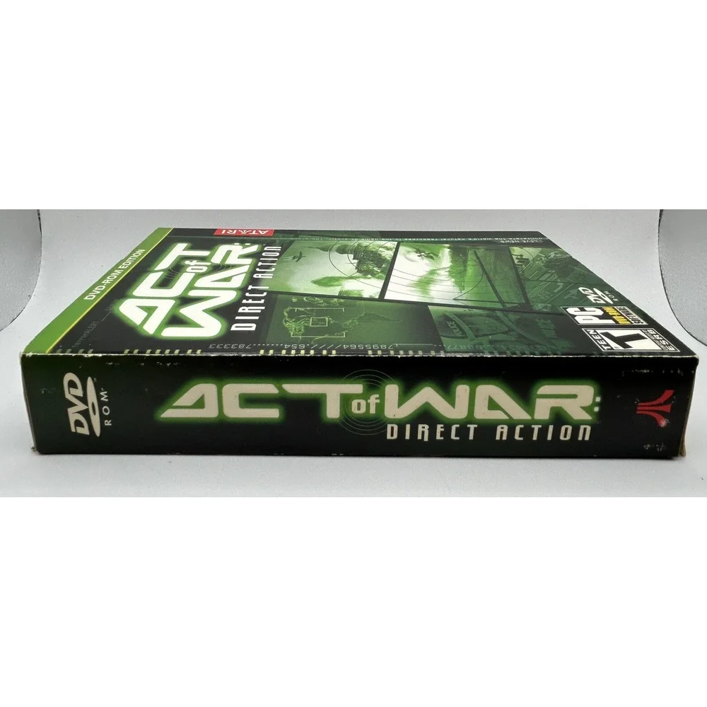 Act‎ of War Direct Action DVD Edition by Atari Video Game PC